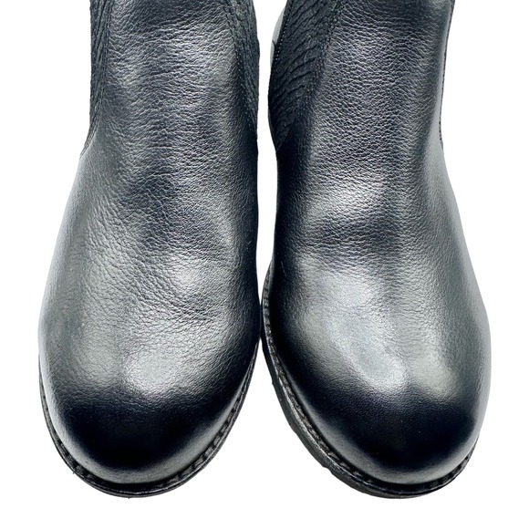 Abeo | Women | Darlington Black Leather Side Zip Ankle Booties | Size 7 - Picture 7 of 14